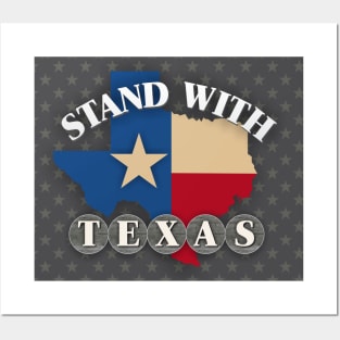 Stand with Texas Posters and Art